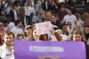 Caminhada reúne milhares de pessoas no Dia Estadual de Combate ao Feminicídio