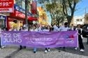 GUARAPUAVA - 22 - 07- 2023 - programação da Campanha Paraná Unido no Combate ao Feminicídio