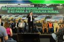Governador entrega 142 novas viaturas para a Polícia Militar e caminhões para Defesa Civil