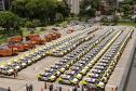Governador entrega 142 novas viaturas para a Polícia Militar e caminhões para Defesa Civil