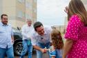 O governador Carlos Massa Ratinho Junior participou nesta quarta-feira (24) da inauguração do Residencial Laguna di Valência em Londrina, no Norte.