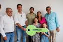 O governador Carlos Massa Ratinho Junior participou nesta quarta-feira (24) da inauguração do Residencial Laguna di Valência em Londrina, no Norte.