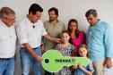 O governador Carlos Massa Ratinho Junior participou nesta quarta-feira (24) da inauguração do Residencial Laguna di Valência em Londrina, no Norte.