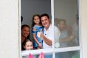 O governador Carlos Massa Ratinho Junior participou nesta quarta-feira (24) da inauguração do Residencial Laguna di Valência em Londrina, no Norte.