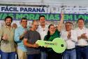 O governador Carlos Massa Ratinho Junior participou nesta quarta-feira (24) da inauguração do Residencial Laguna di Valência em Londrina, no Norte.