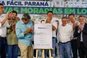 O governador Carlos Massa Ratinho Junior participou nesta quarta-feira (24) da inauguração do Residencial Laguna di Valência em Londrina, no Norte.