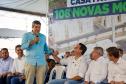 O governador Carlos Massa Ratinho Junior participou nesta quarta-feira (24) da inauguração do Residencial Laguna di Valência em Londrina, no Norte.