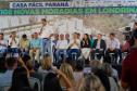 O governador Carlos Massa Ratinho Junior participou nesta quarta-feira (24) da inauguração do Residencial Laguna di Valência em Londrina, no Norte.