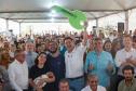 O governador Carlos Massa Ratinho Junior participou nesta quarta-feira (24) da inauguração do Residencial Laguna di Valência em Londrina, no Norte.
