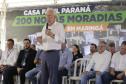 O governador em exercício Darci Piana participou nesta sexta-feira (10) da inauguração do Residencial Maragogi, em Maringá. O empreendimento da P3 Engenharia conta com 200 apartamentos, dos quais 138 contaram com aportes do Governo do Estado para subsídio do valor de entrada às famílias compradoras por meio do programa Casa Fácil Paraná