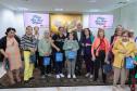 Um grupo de senhoras assistidas pelo Asilo São Vicente de Paulo, do bairro Juvevê, em Curitiba, foi homenageado nesta segunda-feira (13) no Palácio Iguaçu pelo Dia das Mães, comemorado no último domingo (12).