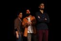 Centro Cultural Teatro Guaíra - Teatro José Maria Santos - "Rotação" – Inspirados em questões poéticas e contemporâneas acerca de conceitos como profundidade, altura, linha, ângulo, distância, tridimensionalidade, convergências e divergências, o ator Giovanni Venturini e a dançarina Lívea Castro estreiam em Curitiba acompanhados de dezenas de escadas