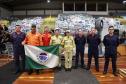 Caminhões com doações dos paranaenses chegam ao município de Santa Cruz do Sul/RS.