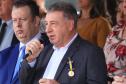 Secretário-chefe da Casa Civil recebe a maior honraria da PM-PR, a medalha Coronel Sarmento