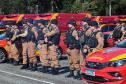 O governador Carlos Massa Ratinho Junior entregou nesta segunda-feira (3) 39 novos veículos para reforçar os trabalhos do Corpo de Bombeiros do Paraná.