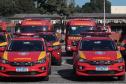 O governador Carlos Massa Ratinho Junior entregou nesta segunda-feira (3) 39 novos veículos para reforçar os trabalhos do Corpo de Bombeiros do Paraná.
