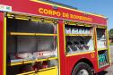 O governador Carlos Massa Ratinho Junior entregou nesta segunda-feira (3) 39 novos veículos para reforçar os trabalhos do Corpo de Bombeiros do Paraná.