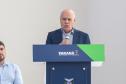 O governador Carlos Massa Ratinho Junior participa nesta quarta-feira (19), do lançamento Programa Rota do Progresso no Palácio Iguaçu.