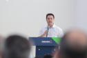 O governador Carlos Massa Ratinho Junior participa nesta quarta-feira (19), do lançamento Programa Rota do Progresso no Palácio Iguaçu.