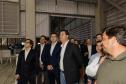 O governador Carlos Massa Ratinho Junior participou da inauguração da Maltaria Campos Gerais, localizada em Ponta Grossa.