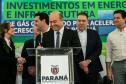 Curitiba, 24 de junho de 2024 - Governador Carlos Massa Ratinho Junior anunciou investimentos de R$ 505 milhões em energia e infraestrutura de gás canalizado para acelarar o crescimento do Paraná.