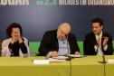 Curitiba, 17 de junho de 2024 - O governador Carlos Massa Ratinho Jr., anuncia a liberação de verbas para pavimentação, restauração de praça e obras de saneamento em Curitiba.