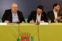 Curitiba, 17 de junho de 2024 - O governador Carlos Massa Ratinho Jr., anuncia a liberação de verbas para pavimentação, restauração de praça e obras de saneamento em Curitiba.