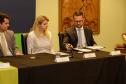 Curitiba, 17 de junho de 2024 - O governador Carlos Massa Ratinho Jr., anuncia a liberação de verbas para pavimentação, restauração de praça e obras de saneamento em Curitiba.