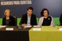 Curitiba, 17 de junho de 2024 - O governador Carlos Massa Ratinho Jr., anuncia a liberação de verbas para pavimentação, restauração de praça e obras de saneamento em Curitiba.
