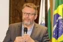 Curitiba, 17 de junho de 2024 - O governador Carlos Massa Ratinho Jr., anuncia a liberação de verbas para pavimentação, restauração de praça e obras de saneamento em Curitiba.