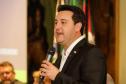 Curitiba, 17 de junho de 2024 - O governador Carlos Massa Ratinho Jr., anuncia a liberação de verbas para pavimentação, restauração de praça e obras de saneamento em Curitiba.