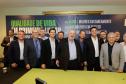 Curitiba, 17 de junho de 2024 - O governador Carlos Massa Ratinho Jr., anuncia a liberação de verbas para pavimentação, restauração de praça e obras de saneamento em Curitiba.