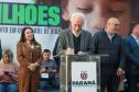 O governador em exercício Darci Piana e o presidente da Sanepar, Wilson Bley, anunciam nesta terça-feira (02) um pacote de investimento em saneamento rural e urbano e distribuição de água, além da conclusão de obras emblemáticas do setor.