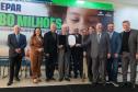 O governador em exercício Darci Piana e o presidente da Sanepar, Wilson Bley, anunciam nesta terça-feira (02) um pacote de investimento em saneamento rural e urbano e distribuição de água, além da conclusão de obras emblemáticas do setor.