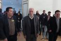 O governador em exercício Darci Piana e o presidente da Sanepar, Wilson Bley, anunciam nesta terça-feira (02) um pacote de investimento em saneamento rural e urbano e distribuição de água, além da conclusão de obras emblemáticas do setor.