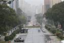 De acordo com o Simepar, precipitação na Capital na primeira quinzena foi de 131,5 mm, valor 44% maior do que a média prevista para o mês.