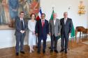 O vice-governador Darci Piana recebe nesta terca-feira (20), o embaixador da Costa Rica, Norman Lizano no Palacio Iguacu.