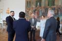 O vice-governador Darci Piana recebe nesta terca-feira (20), o embaixador da Costa Rica, Norman Lizano no Palacio Iguacu.