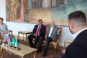 O vice-governador Darci Piana recebe nesta terca-feira (20), o embaixador da Costa Rica, Norman Lizano no Palacio Iguacu.