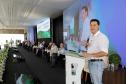 Campo Mourão, 16 de agosto de 2024 - O governador Carlos Massa Ratinho Junior participa da inauguração da indústria de rações e do lançamento da pedra fundamental da indústria de etanol e milho da Coamo em Campo Mourão. 