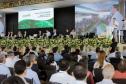 Campo Mourão, 16 de agosto de 2024 - O governador Carlos Massa Ratinho Junior participa da inauguração da indústria de rações e do lançamento da pedra fundamental da indústria de etanol e milho da Coamo em Campo Mourão. 