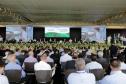 Campo Mourão, 16 de agosto de 2024 - O governador Carlos Massa Ratinho Junior participa da inauguração da indústria de rações e do lançamento da pedra fundamental da indústria de etanol e milho da Coamo em Campo Mourão. 