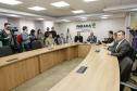 Entrevista coletiva na Secretaria Estadual de Segurança Pública (Sesp). Com a palavra o secretário estadual da Segurança Pública, Hudson Teixeira.