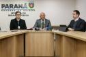 Entrevista coletiva na Secretaria Estadual de Segurança Pública (Sesp). Com a palavra o secretário estadual da Segurança Pública, Hudson Teixeira.
