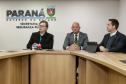 Curitiba, 12 de agosto de 2024 - Coletiva de imprensa na Secretaria Estadual de Segurançna Pública (Sesp) sobre a queda do avião em Vinhedos (SP).