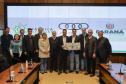Curitiba, 12 de agosto de 2024 - Apresentação da Fábrica de Ideais pelo governador do Paraná, Carlos Massa Ratinho Jr., e a empresa Audi.