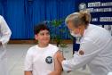 Com mais de 80 mil doses aplicadas, Paraná divulga balanço parcial da força-tarefa de vacinação nas escolas