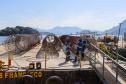 Obras da Ponte de Guaratuba avançam e chegam a 14,24% de execução