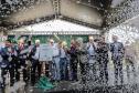 São José dos Pinhais, 20 de agosto de 2024 - O governador Carlos Massa Ratinho Junior inaugura o Terminal Metropolitano de São José dos Pinhais e assina a ordem de serviço para pavimentação da estrada que liga Mandirituba e São José dos Pinhais