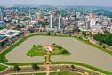 Repasses constitucionais do Estado crescem 27,3% em julho Na foto, Drone da cidade de Cascavel, localizada na região oeste do Paraná.